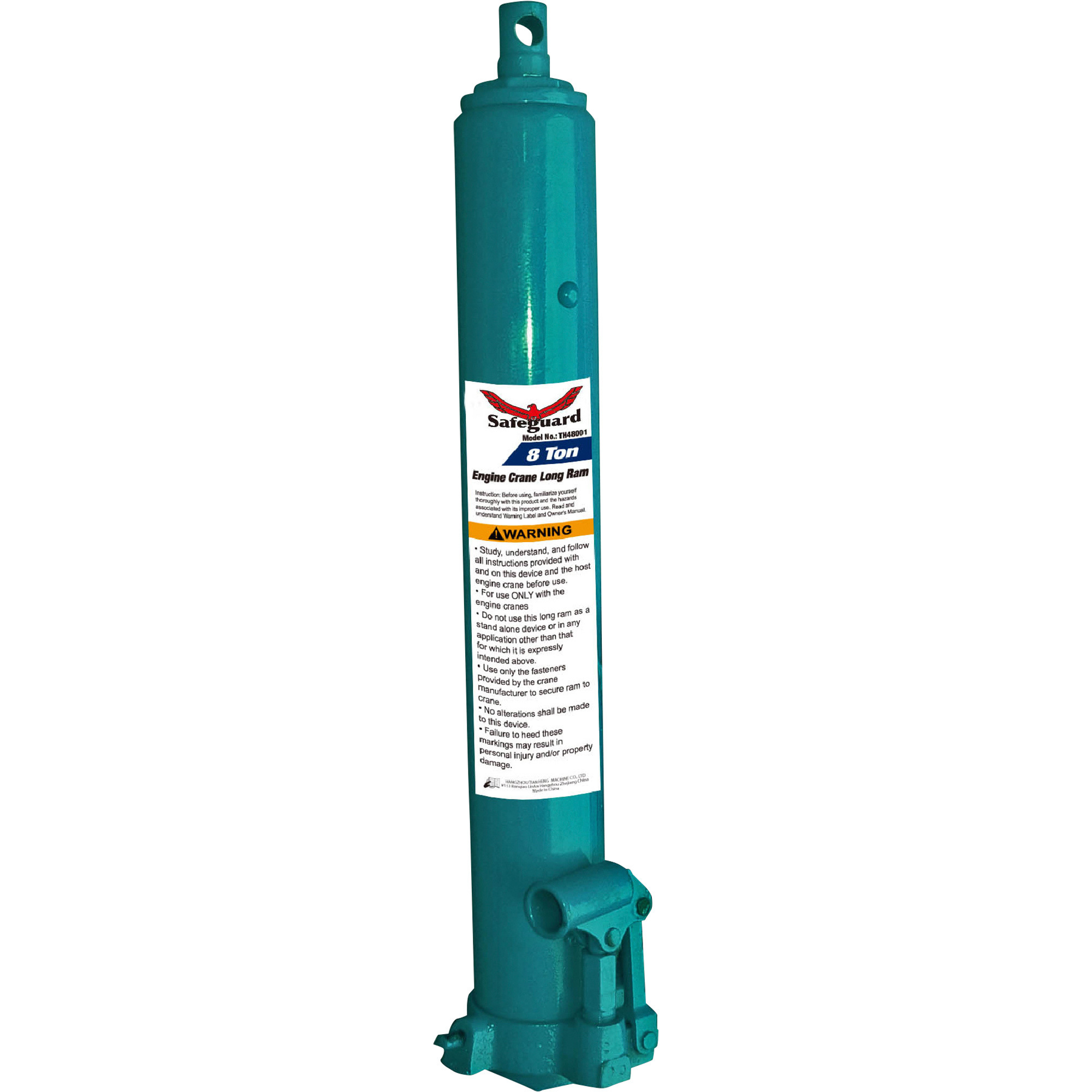 Safeguard 8-Ton Long Ram Jack, Model# 67080